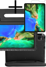 NoXx NoXx iPad Pro 11 inch (2021) Kinderhoes Met Screenprotector - Zwart