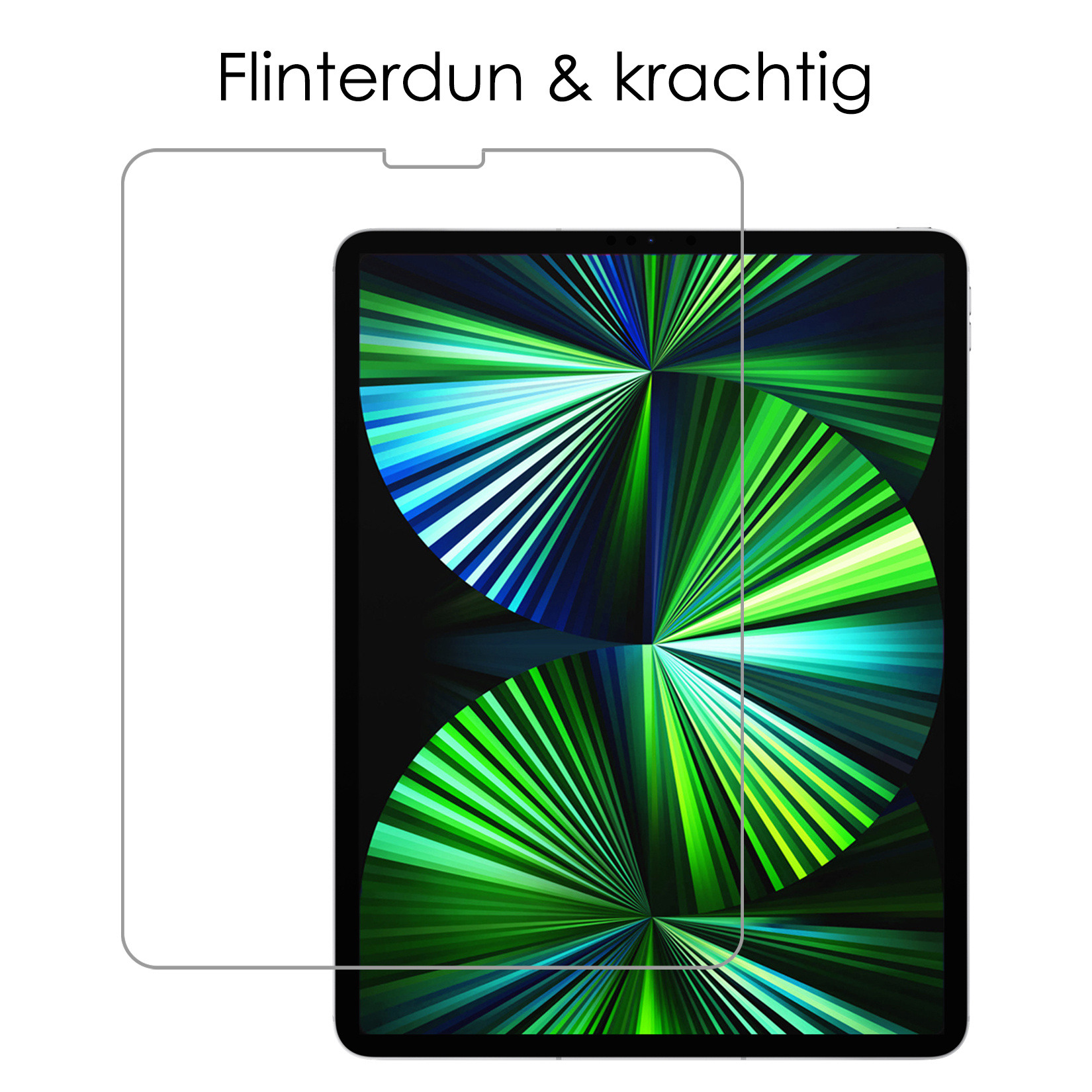 NoXx NoXx iPad Pro 11 inch (2021) Hoesje Met Apple Pencilhouder En Screenprotector - Donkergroen