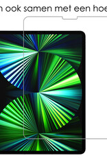 NoXx NoXx iPad Pro 11 inch (2021) Hoesje Met Apple Pencilhouder En Screenprotector - Lichtblauw