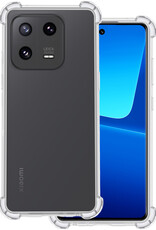 BASEY. Hoes Geschikt voor Xiaomi 13 Hoesje Shock Proof Case Hoes Siliconen - Hoesje Geschikt voor Xiaomi 13 Hoes Cover Shockproof - Transparant