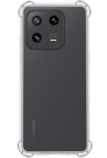 BASEY. Hoes Geschikt voor Xiaomi 13 Hoesje Shock Proof Case Hoes Siliconen - Hoesje Geschikt voor Xiaomi 13 Hoes Cover Shockproof - Transparant