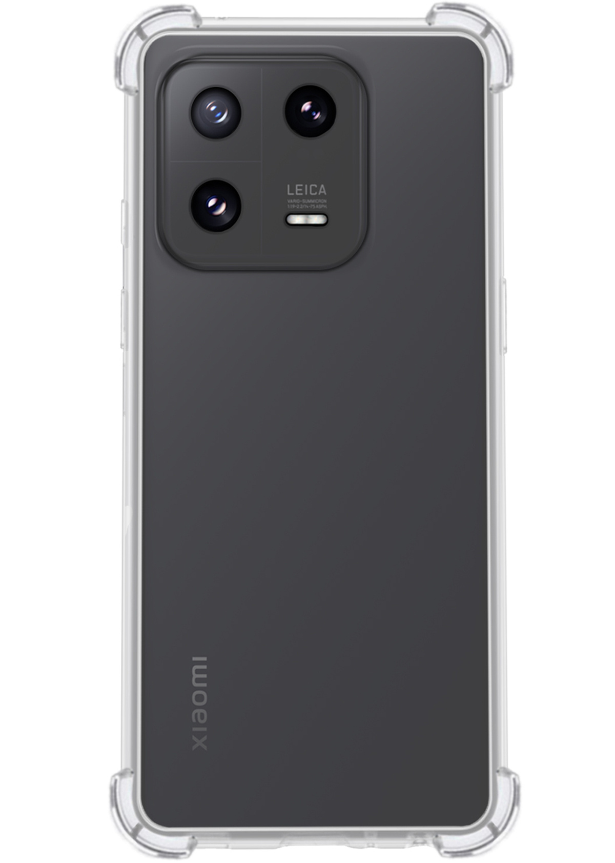 BASEY. Hoes Geschikt voor Xiaomi 13 Hoesje Shock Proof Case Hoes Siliconen - Hoesje Geschikt voor Xiaomi 13 Hoes Cover Shockproof - Transparant