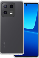 BASEY. Hoes Geschikt voor Xiaomi 13 Hoesje Siliconen Back Cover Case - Hoesje Geschikt voor Xiaomi 13 Hoes Cover Hoesje - Transparant