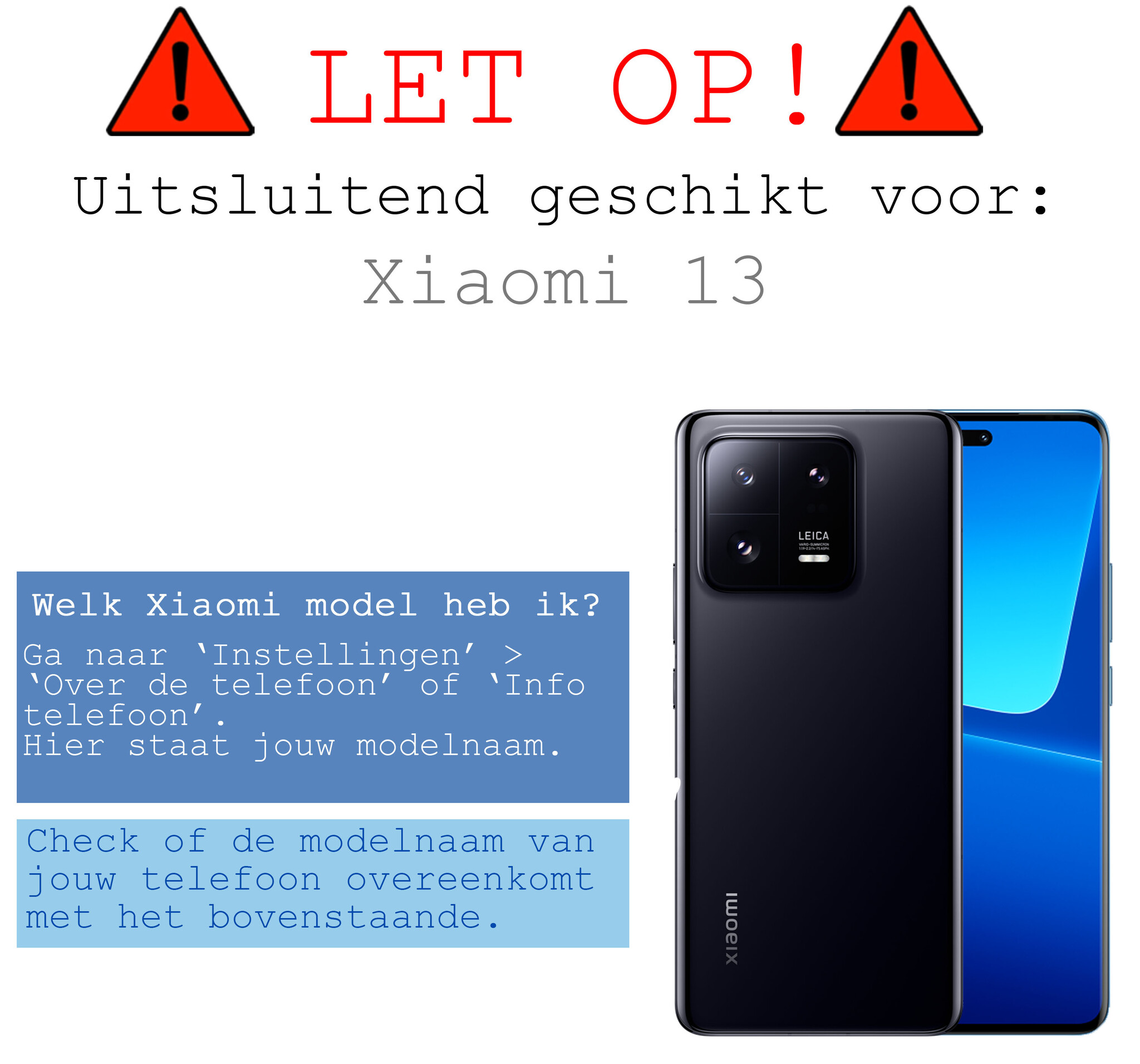 BASEY. Hoes Geschikt voor Xiaomi 13 Hoesje Siliconen Back Cover Case - Hoesje Geschikt voor Xiaomi 13 Hoes Cover Hoesje - Transparant