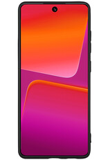 NoXx Hoes Geschikt voor Xiaomi 13 Hoesje Cover Siliconen Back Case Hoes - Zwart - 2x