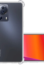 NoXx Hoes Geschikt voor Xiaomi 13 Lite Hoesje Siliconen Cover Shock Proof Back Case Shockproof Hoes - Transparant