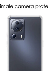 NoXx Hoes Geschikt voor Xiaomi 13 Lite Hoesje Cover Siliconen Back Case Hoes - Transparant