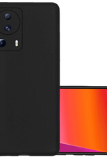 NoXx Hoes Geschikt voor Xiaomi 13 Lite Hoesje Cover Siliconen Back Case Hoes - Zwart