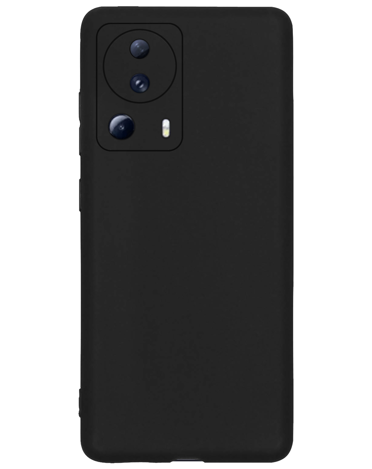 NoXx Hoes Geschikt voor Xiaomi 13 Lite Hoesje Cover Siliconen Back Case Hoes - Zwart - 2x