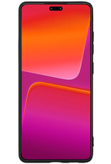 NoXx Hoes Geschikt voor Xiaomi 13 Lite Hoesje Cover Siliconen Back Case Hoes - Zwart - 2x