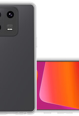 NoXx Hoes Geschikt voor Xiaomi 13 Pro Hoesje Cover Siliconen Back Case Hoes - Transparant