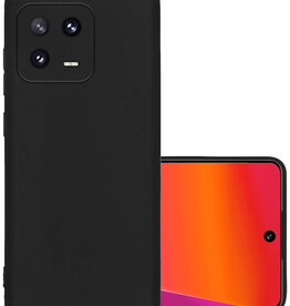 NoXx NoXx Xiaomi 13 Pro Hoesje Siliconen - Zwart