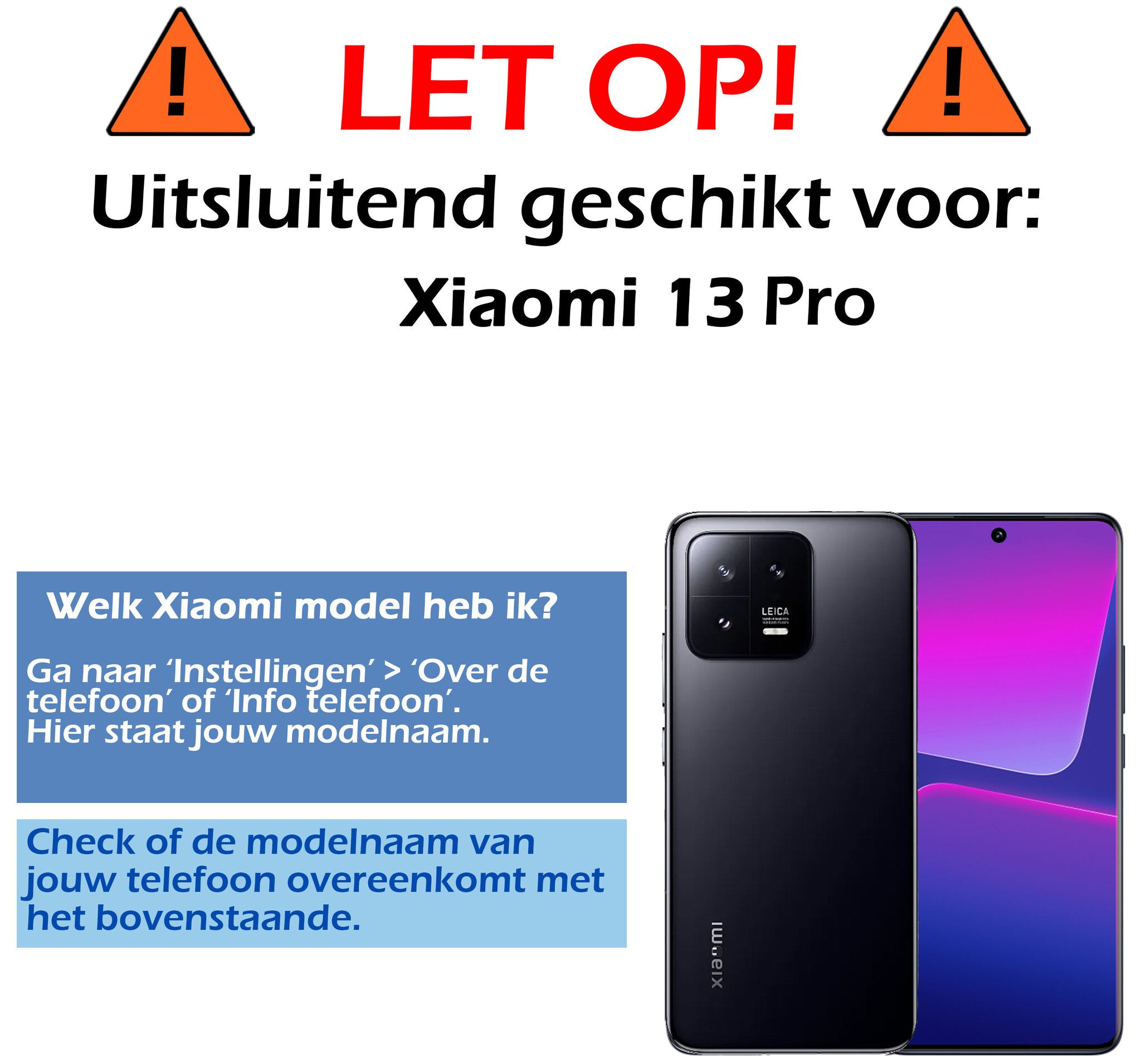 Nomfy Hoesje Geschikt voor Xiaomi 13 Pro Hoesje Siliconen Cover Case - Hoes Geschikt voor Xiaomi 13 Pro Hoes Back Case - 2-PACK - Transparant