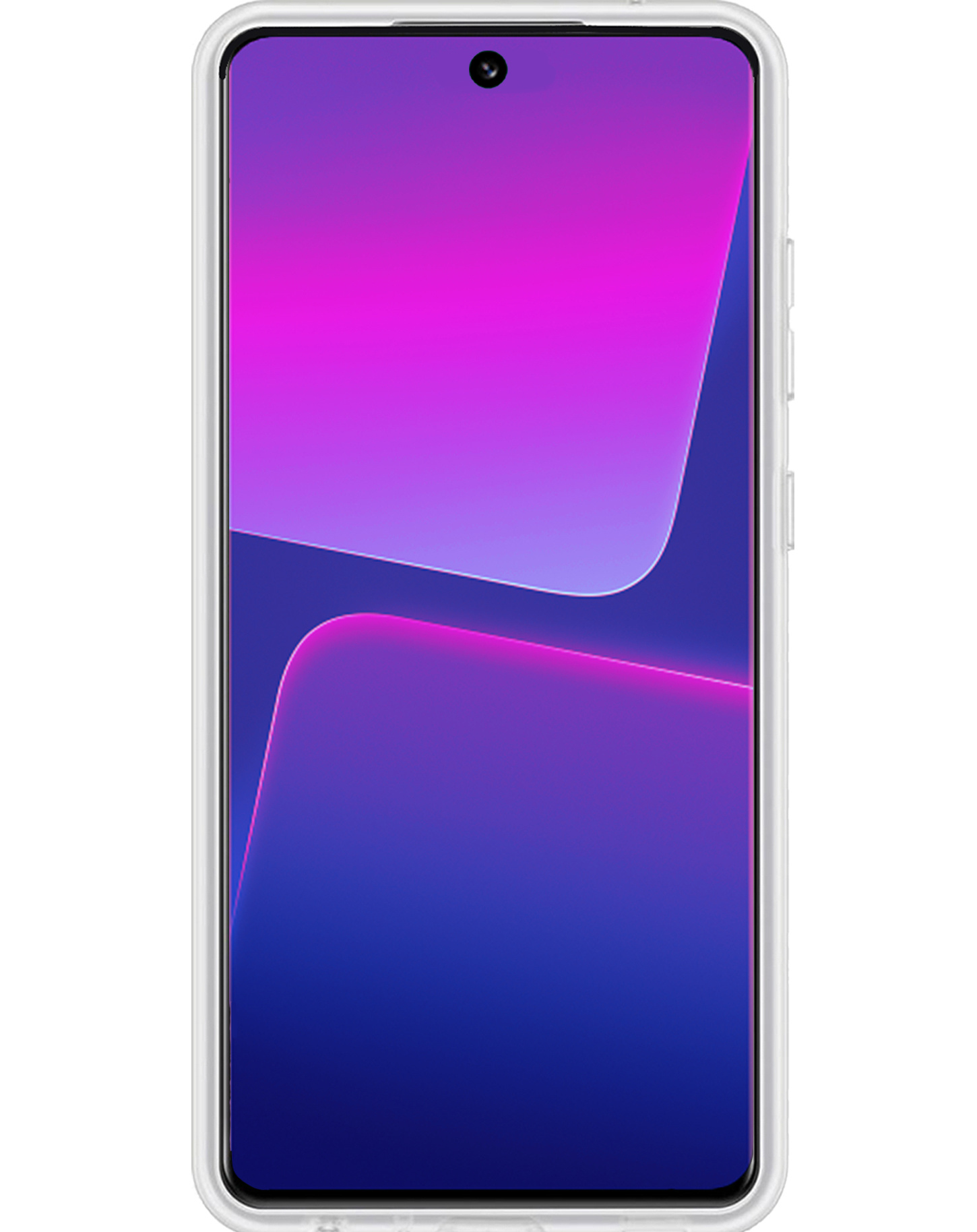 Nomfy Hoesje Geschikt voor Xiaomi 13 Hoesje Siliconen Cover Case Met Screenprotector - Hoes Geschikt voor Xiaomi 13 Hoes Back Case - Transparant