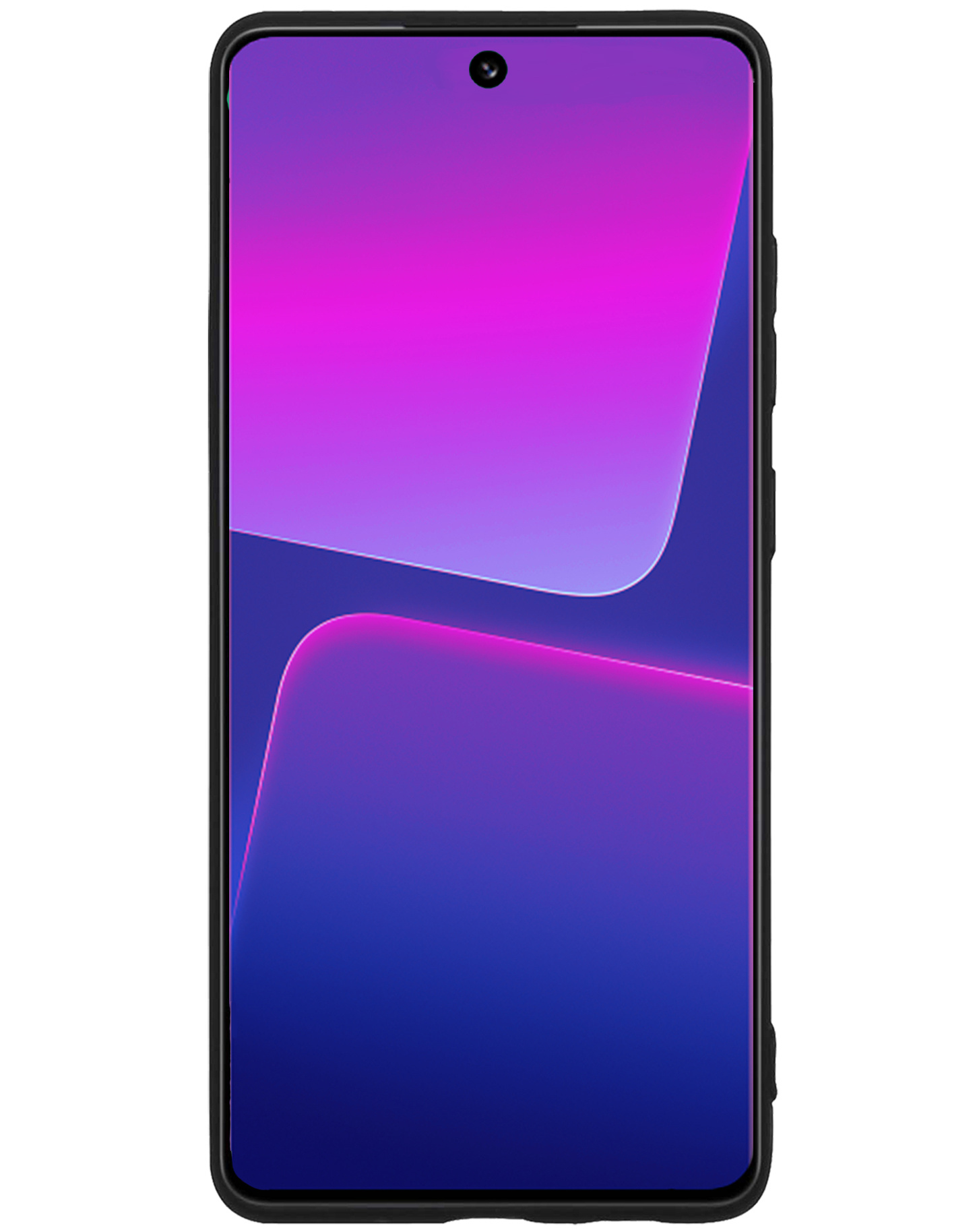 Nomfy Hoesje Geschikt voor Xiaomi 13 Hoesje Siliconen Cover Case Met Screenprotector - Hoes Geschikt voor Xiaomi 13 Hoes Back Case - Zwart