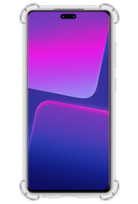 Nomfy Hoesje Geschikt voor Xiaomi 13 Lite Hoesje Shock Proof Cover Case Shockproof Met 2x Screenprotector - Hoes Geschikt voor Xiaomi 13 Lite Hoes Siliconen Back Case - Transparant