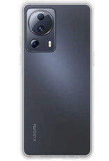 Nomfy Hoesje Geschikt voor Xiaomi 13 Lite Hoesje Siliconen Cover Case - Hoes Geschikt voor Xiaomi 13 Lite Hoes Back Case - Transparant