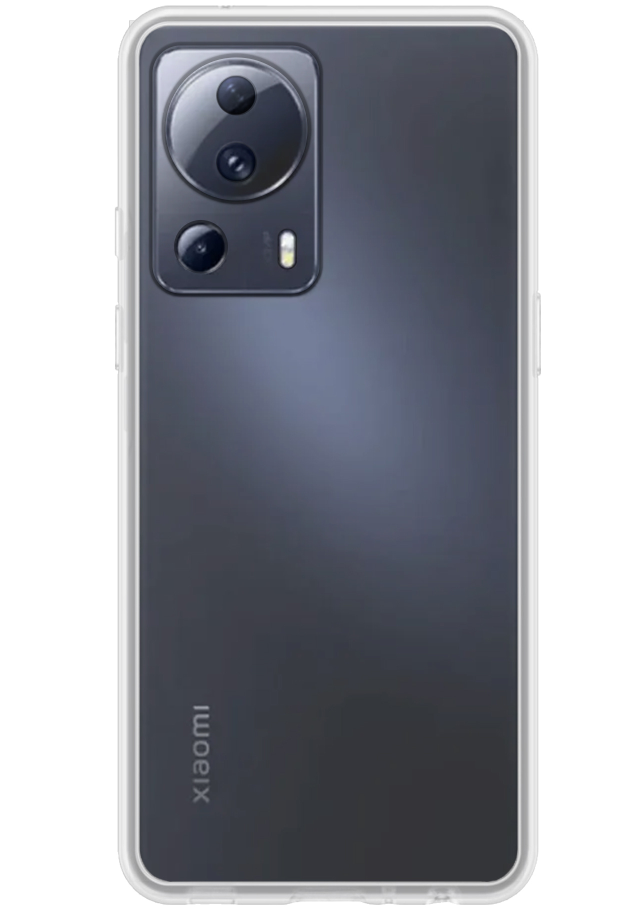 Nomfy Hoesje Geschikt voor Xiaomi 13 Lite Hoesje Siliconen Cover Case - Hoes Geschikt voor Xiaomi 13 Lite Hoes Back Case - Transparant