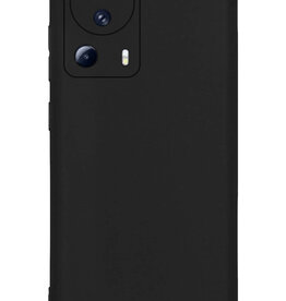 Nomfy Nomfy Xiaomi 13 Lite Hoesje Siliconen - Zwart