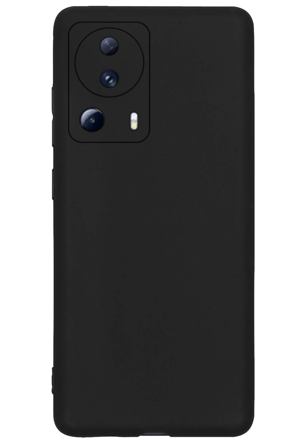 Nomfy Hoesje Geschikt voor Xiaomi 13 Lite Hoesje Siliconen Cover Case - Hoes Geschikt voor Xiaomi 13 Lite Hoes Back Case - Zwart