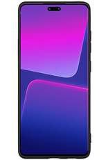 Nomfy Hoesje Geschikt voor Xiaomi 13 Lite Hoesje Siliconen Cover Case - Hoes Geschikt voor Xiaomi 13 Lite Hoes Back Case - 2-PACK - Zwart