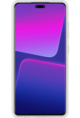 Nomfy Hoesje Geschikt voor Xiaomi 13 Lite Hoesje Siliconen Cover Case Met Screenprotector - Hoes Geschikt voor Xiaomi 13 Lite Hoes Back Case - Transparant