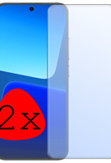 BASEY. Screenprotector Geschikt voor Xiaomi 13 Screenprotector Tempered Glass - Screenprotector Geschikt voor Xiaomi 13 Beschermglas Screen Protector Glas - 2 Stuks