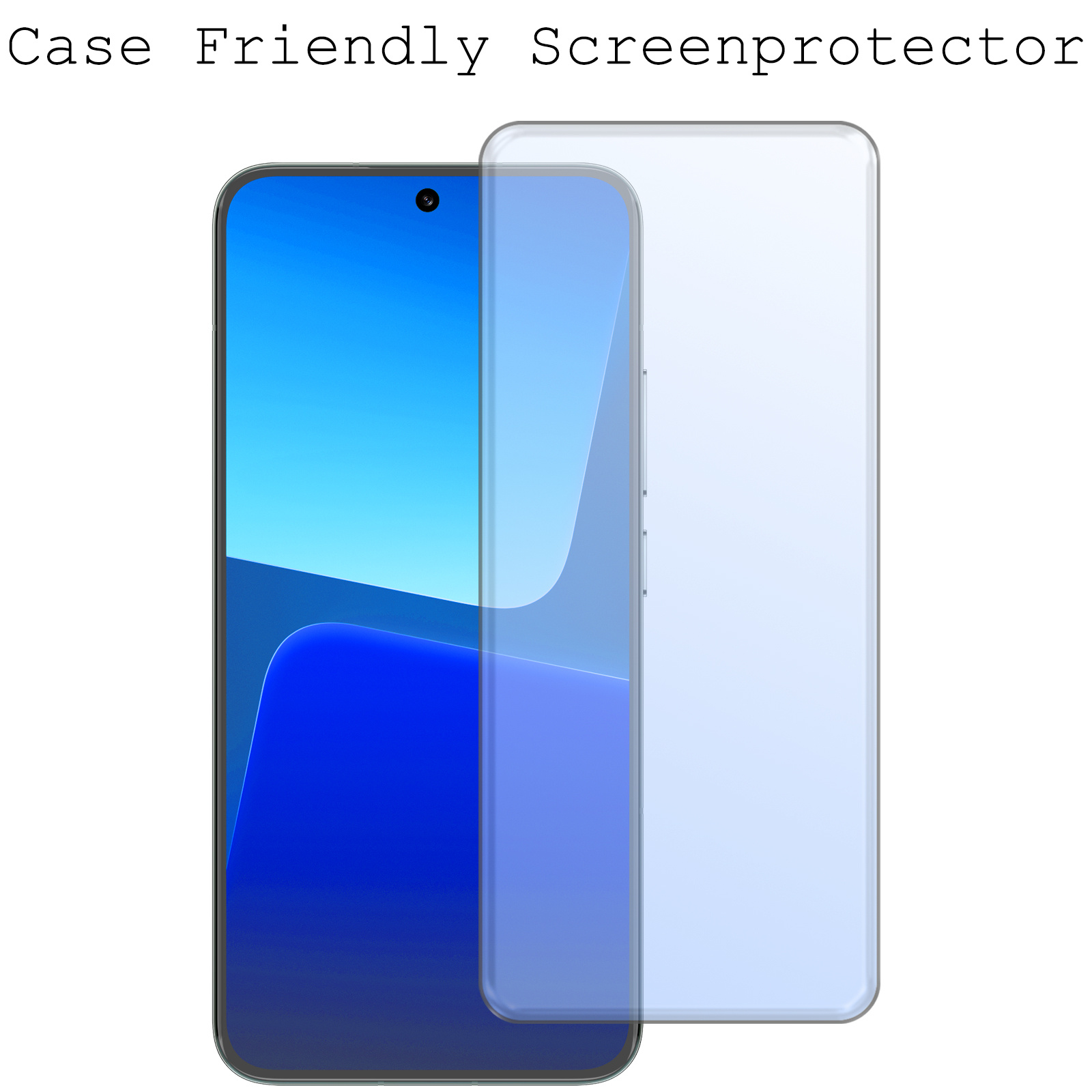 BASEY. Screenprotector Geschikt voor Xiaomi 13 Screenprotector Tempered Glass - Screenprotector Geschikt voor Xiaomi 13 Beschermglas Screen Protector Glas - 2 Stuks