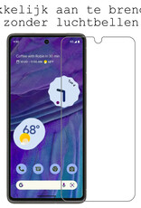 BASEY. Screenprotector Geschikt voor Google Pixel 7A Screenprotector Tempered Glass - Screenprotector Geschikt voor Google Pixel 7A Beschermglas Screen Protector Glas
