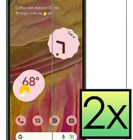 NoXx NoXx Google Pixel 7a Screenprotector Glas - 2 PACK