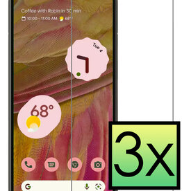 NoXx NoXx Google Pixel 7a Screenprotector Glas - 3 PACK