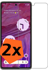 Nomfy Screenprotector Geschikt voor Google Pixel 7A Screenprotector Bescherm Glas Tempered Glass - Screenprotector Geschikt voor Google Pixel 7A Screen Protector - 2 PACK