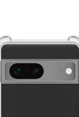 NoXx Hoes Geschikt voor Google Pixel 7A Hoesje Siliconen Cover Shock Proof Back Case Shockproof Hoes - Transparant - 2x