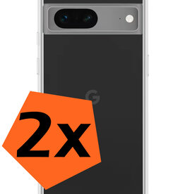 Nomfy Nomfy Google Pixel 7a Hoesje Shockproof - Transparant - 2 PACK