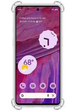 Nomfy Hoesje Geschikt voor Google Pixel 7A Hoesje Shock Proof Cover Case Shockproof Met Screenprotector - Hoes Geschikt voor Google Pixel 7A Hoes Siliconen Back Case - Transparant