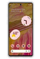 NoXx Hoes Geschikt voor Google Pixel 7A Hoesje Cover Siliconen Back Case Hoes - Transparant