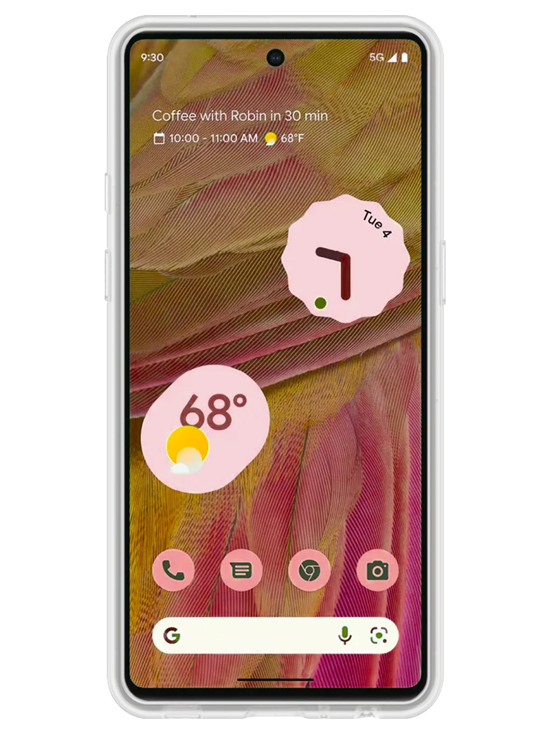 NoXx Hoes Geschikt voor Google Pixel 7A Hoesje Cover Siliconen Back Case Hoes - Transparant