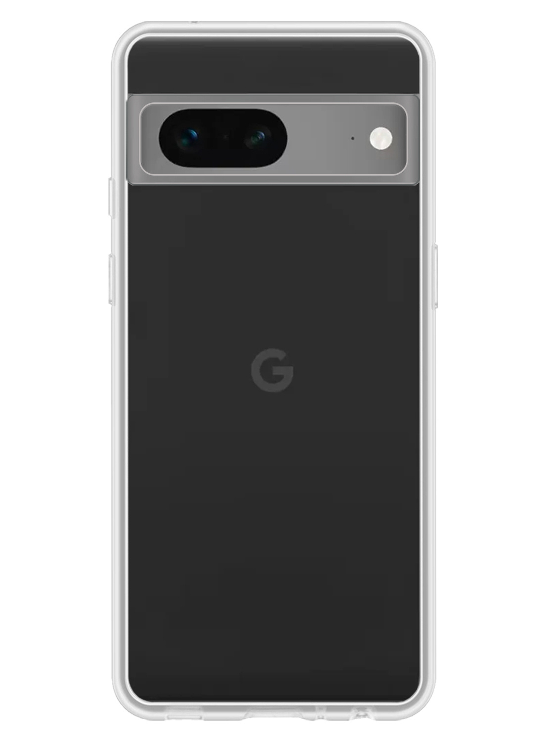 Nomfy Hoesje Geschikt voor Google Pixel 7A Hoesje Siliconen Cover Case - Hoes Geschikt voor Google Pixel 7A Hoes Back Case - Transparant