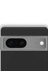 NoXx Hoes Geschikt voor Google Pixel 7A Hoesje Cover Siliconen Back Case Hoes Met 2x Screenprotector - Transparant