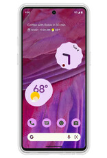 Nomfy Hoesje Geschikt voor Google Pixel 7A Hoesje Siliconen Cover Case Met Screenprotector - Hoes Geschikt voor Google Pixel 7A Hoes Back Case - Transparant