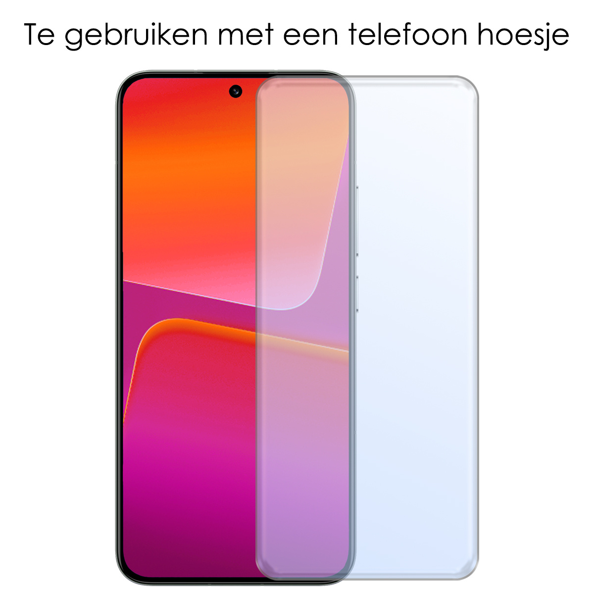 NoXx Screenprotector Geschikt voor Xiaomi 13 Screenprotector Tempered Glass Gehard Glas Beschermglas - 3x