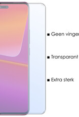 NoXx Screenprotector Geschikt voor Xiaomi 13 Lite Screenprotector Tempered Glass Gehard Glas Beschermglas