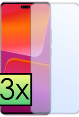 NoXx Screenprotector Geschikt voor Xiaomi 13 Lite Screenprotector Tempered Glass Gehard Glas Beschermglas - 3x