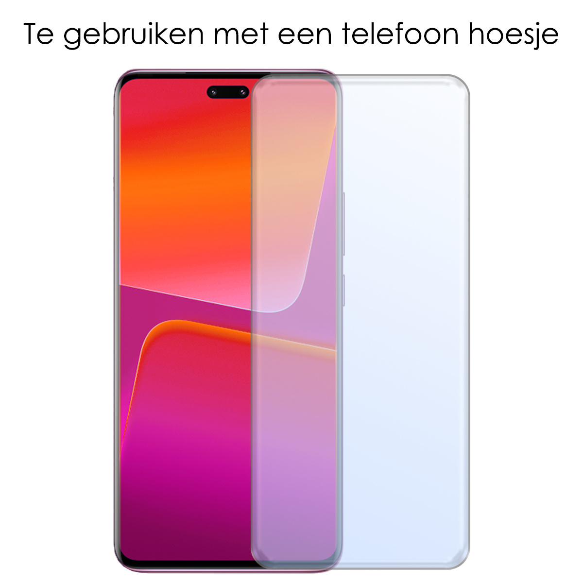 NoXx Hoes Geschikt voor Xiaomi 13 Lite Hoesje Siliconen Cover Shock Proof Back Case Shockproof Hoes Met 2x Screenprotector - Transparant