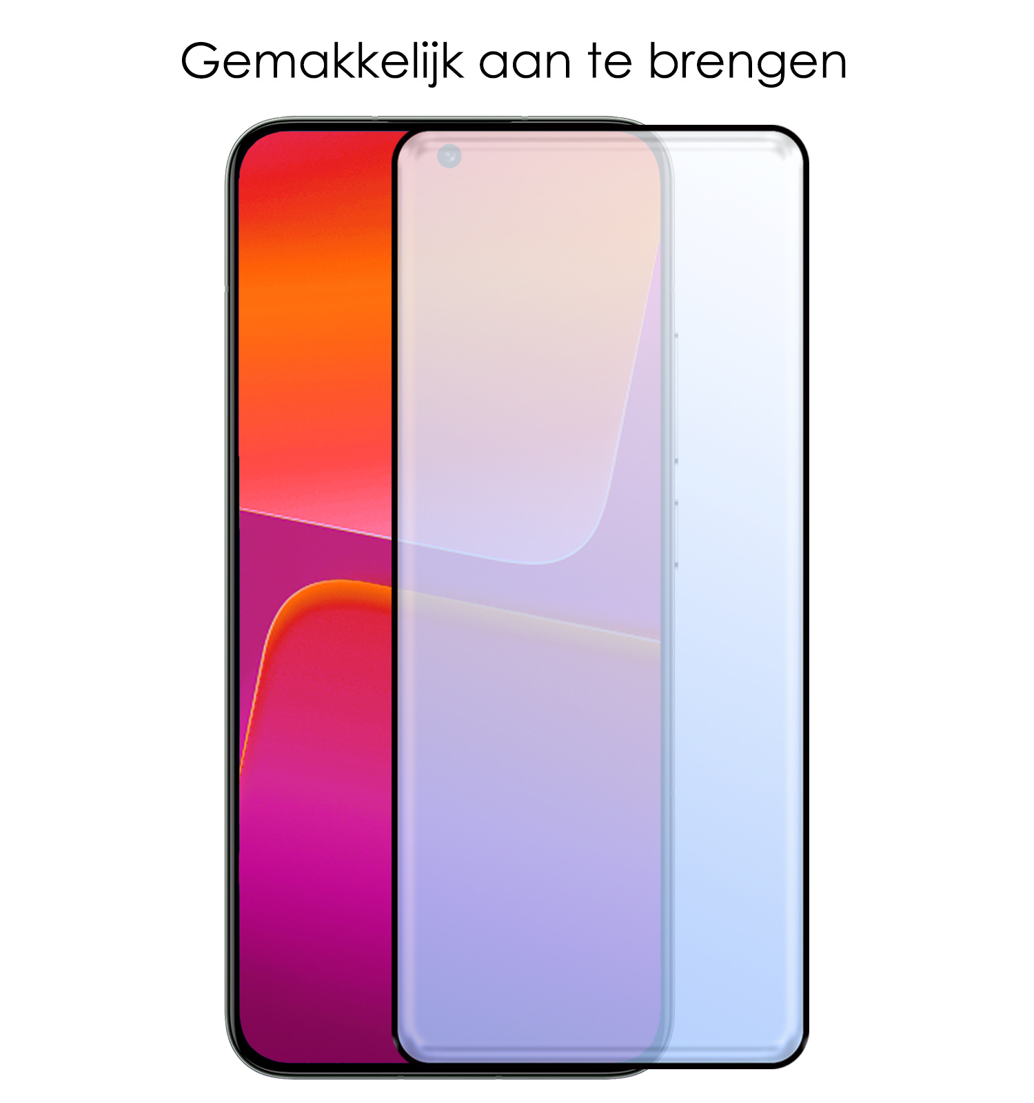 NoXx Screenprotector Geschikt voor Xiaomi 13 Pro Screenprotector Tempered Glass Gehard Glas Full Cover - 2x