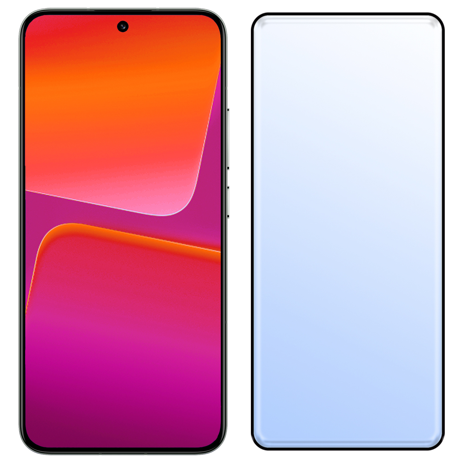 NoXx Screenprotector Geschikt voor Xiaomi 13 Pro Screenprotector Tempered Glass Gehard Glas Full Cover - 2x