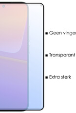 NoXx Screenprotector Geschikt voor Xiaomi 13 Pro Screenprotector Tempered Glass Gehard Glas Full Cover - 2x