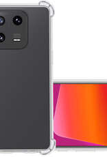 NoXx Hoes Geschikt voor Xiaomi 13 Pro Hoesje Siliconen Cover Shock Proof Back Case Shockproof Hoes - Transparant