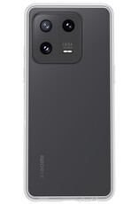 NoXx Hoes Geschikt voor Xiaomi 13 Pro Hoesje Cover Siliconen Back Case Hoes Met Screenprotector - Transparant