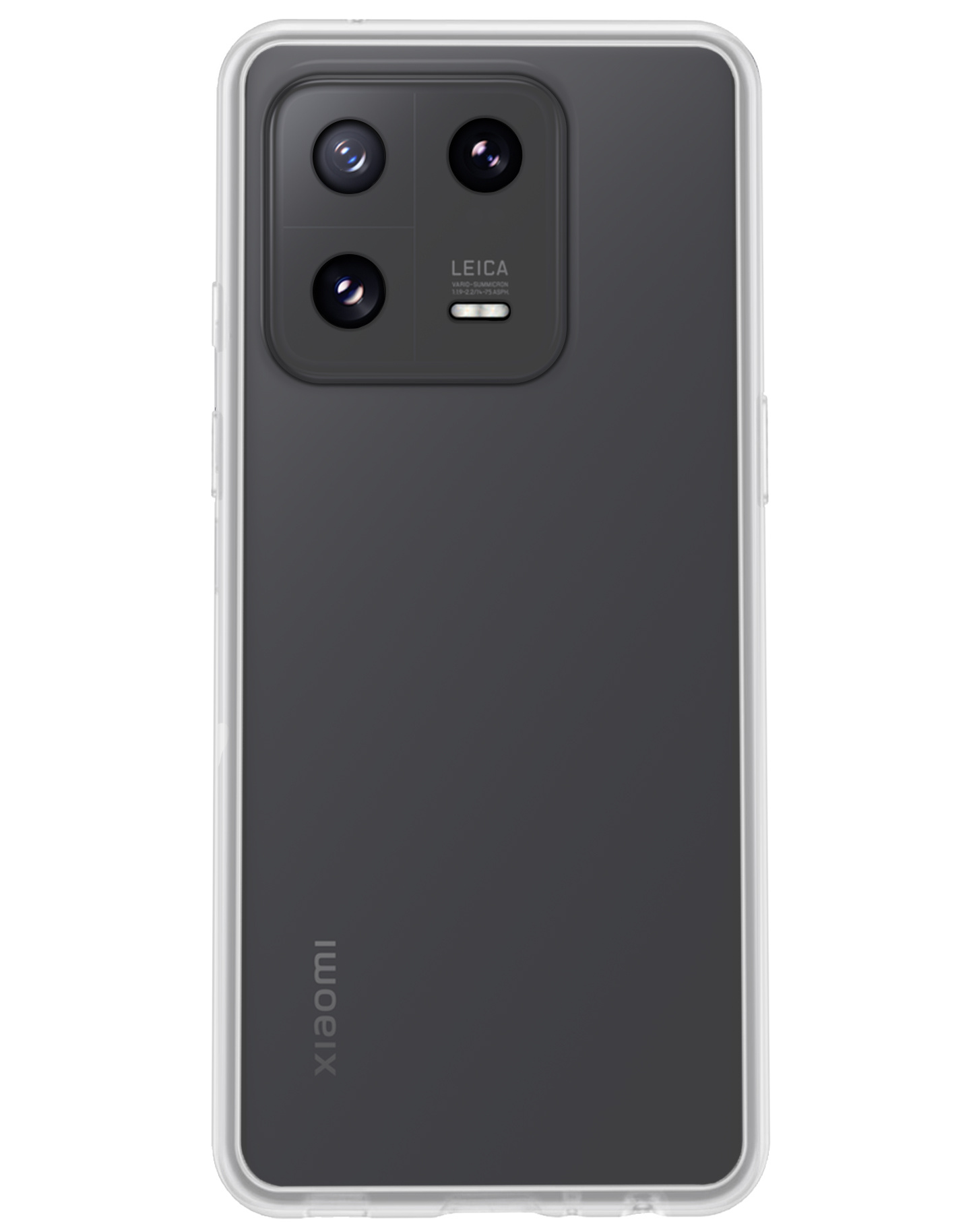 NoXx Xiaomi 13 Pro Hoesje Back Cover Siliconen Case Hoes Met 2x Screenprotector - Transparant